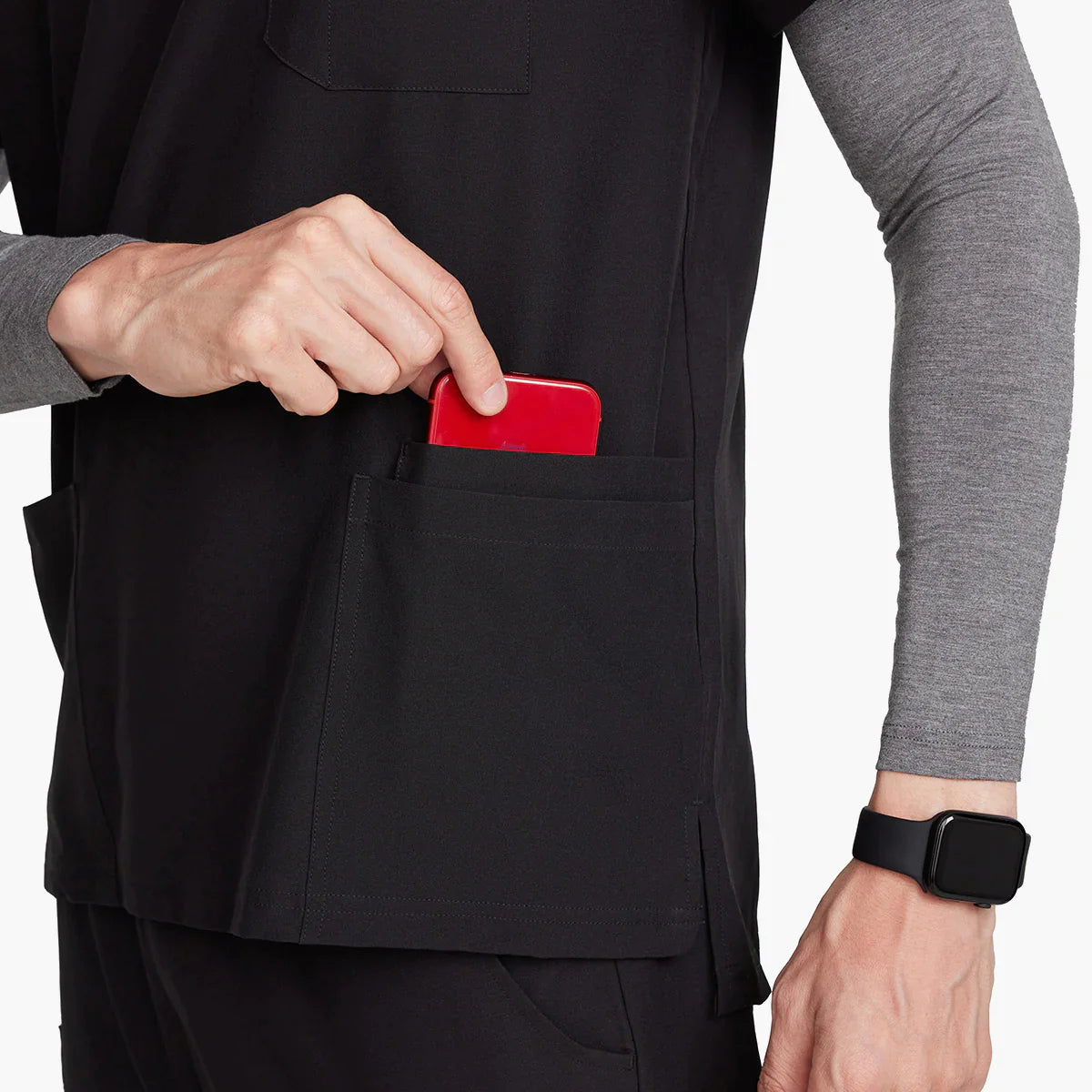 Black Medical Scrubs Uniform