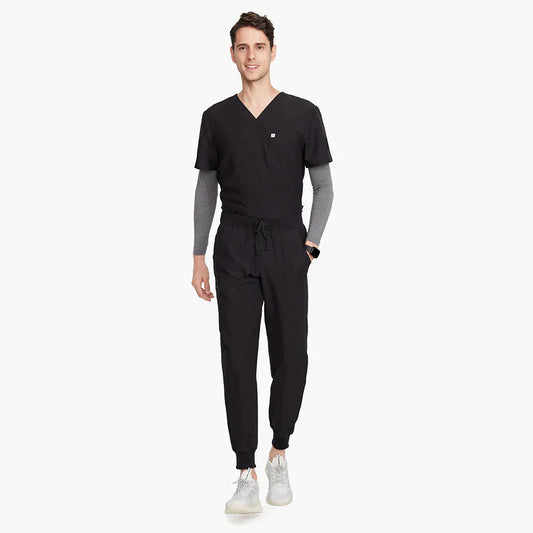 Black Medical Scrubs Uniform