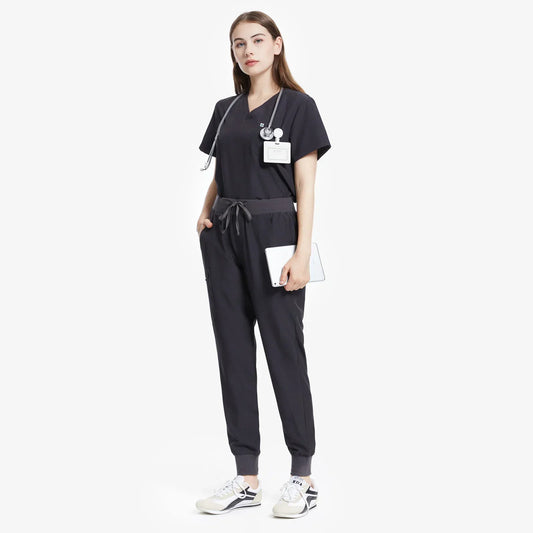 Dark Grey Medical Scrubs Uniform